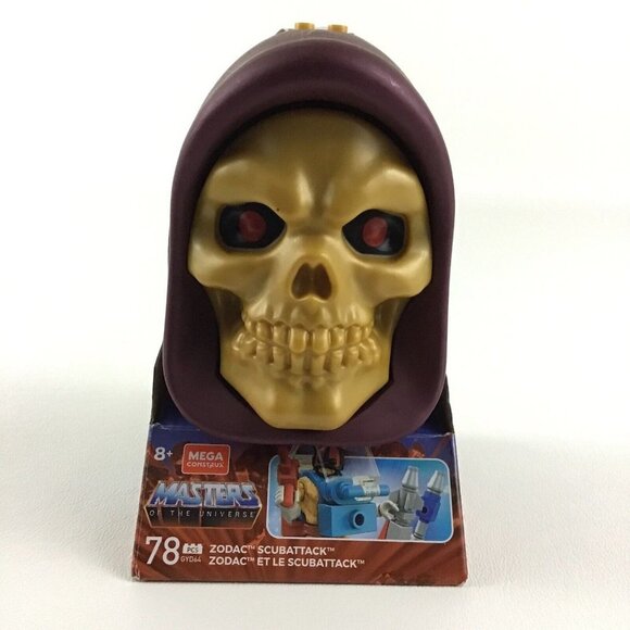Mega Construx Other - Mega Construx Masters Of The Universe Zodac Scubattack Play Set Skeletor Skull